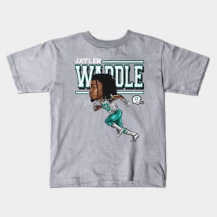 Jaylen Waddle Miami Cartoon Kids T-Shirt